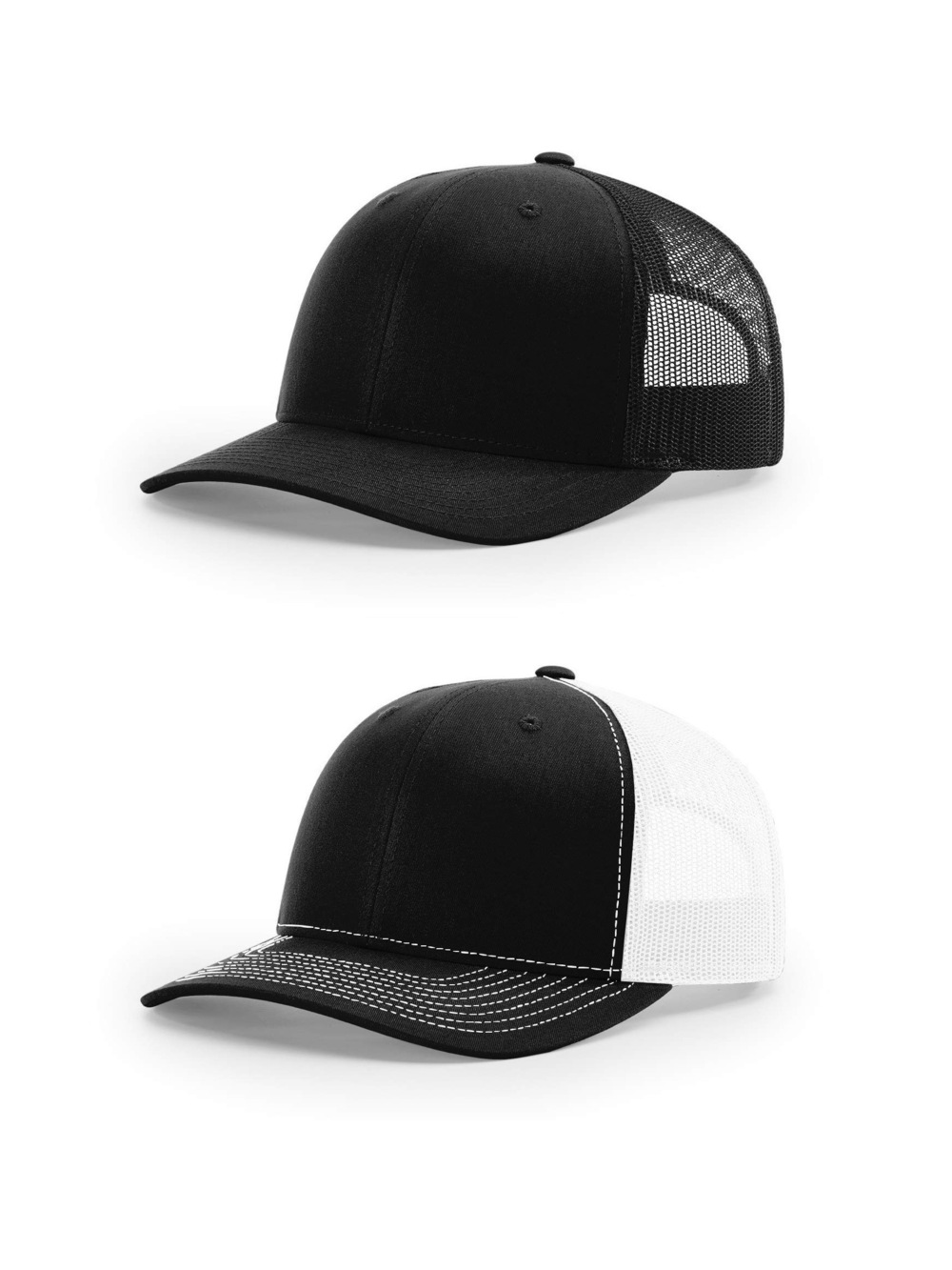 Mens Ballcap | Black, White | Size OS